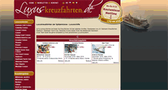 Desktop Screenshot of luxuskreuzfahrten.de